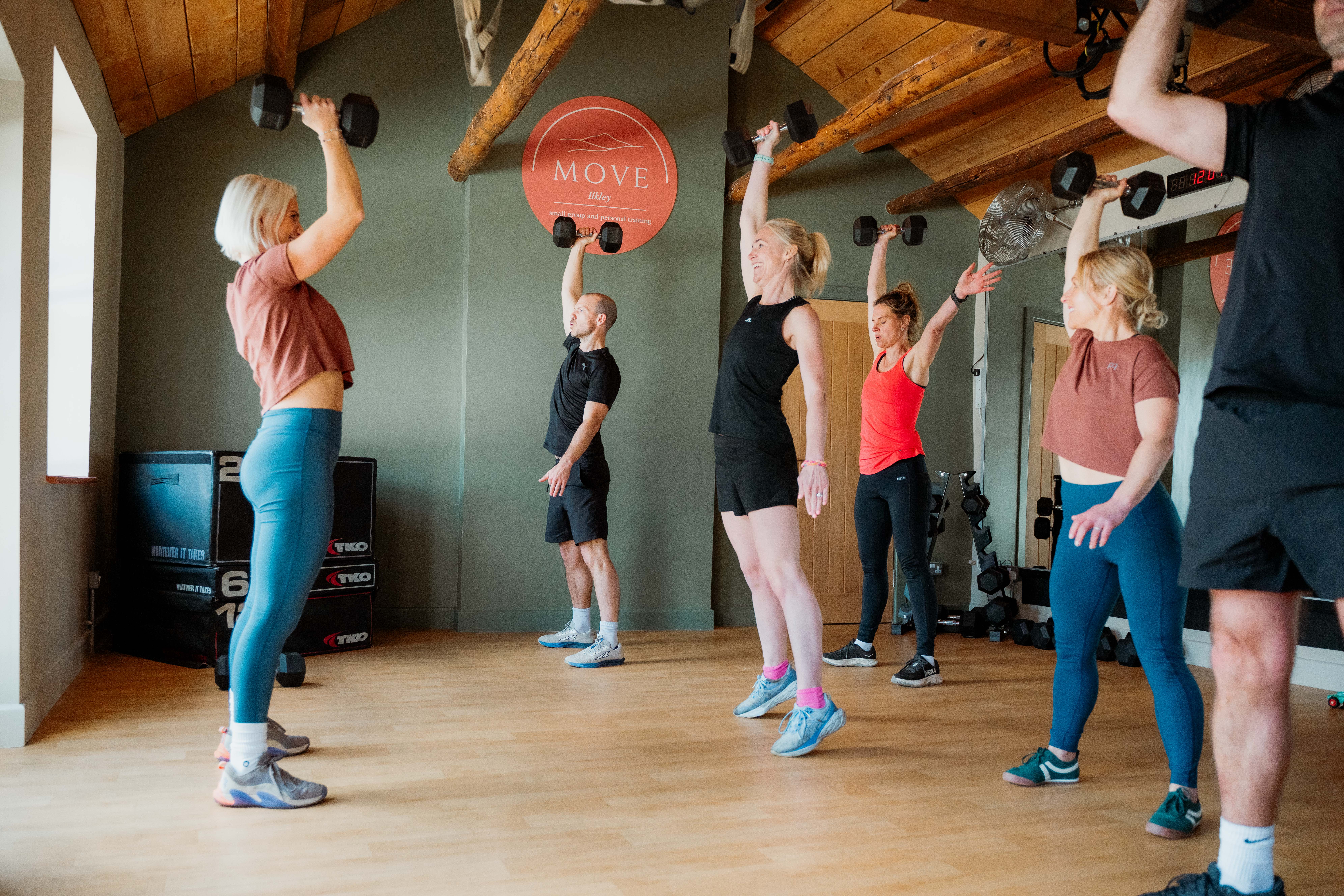 Group class at Move Ilkley